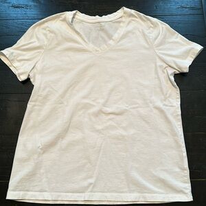 Land’s End White Tee M